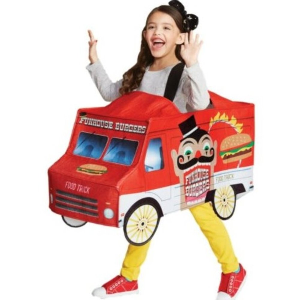 Child Boys Girls Hyde & Eek FOOD TRUCK Costume OSFM Nwt Oversized Ride on Adult - Picture 1 of 2